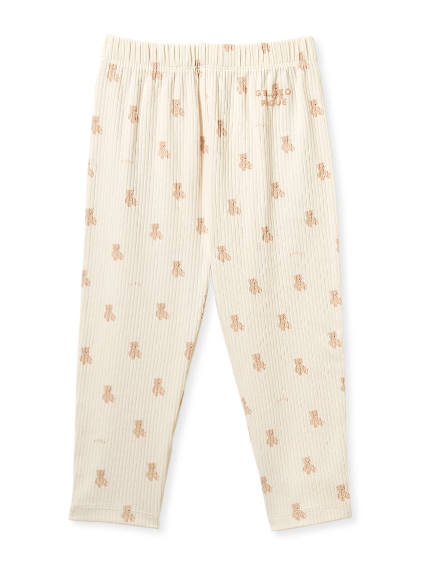 KIDS】ぬいぐるみ柄ロングパンツ(ロングパンツ)｜ルームウェア
