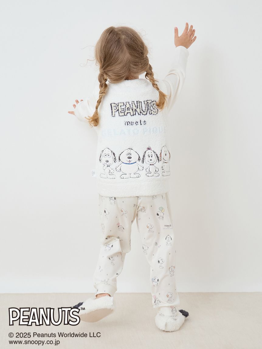 PEANUTS PUPPIES】【KIDS】総柄ロングパンツ(ロングパンツ)｜ルーム