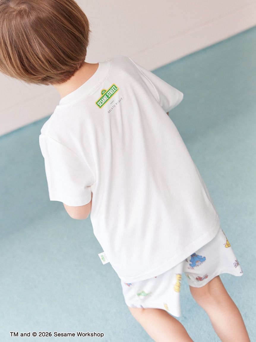 SESAME STREET】【KIDS】総柄ショートパンツ(ショートパンツ)｜ルーム