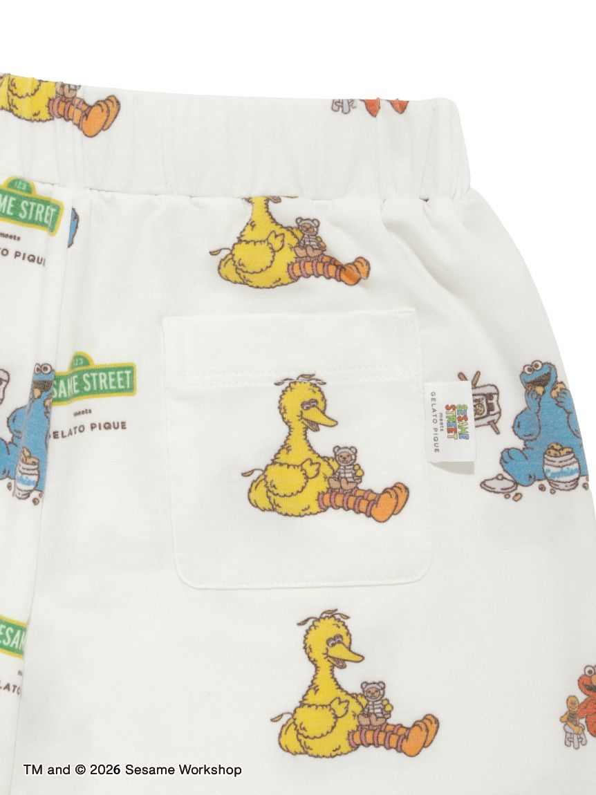 SESAME STREET】【KIDS】総柄ショートパンツ(ショートパンツ)｜ルーム