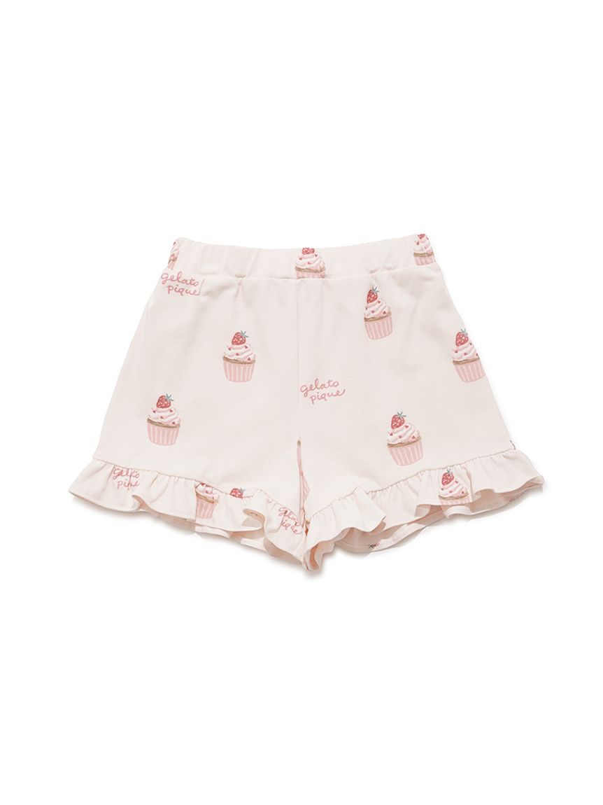 KIDS】カップケーキ柄ショートパンツ(ショートパンツ)｜ルームウェア