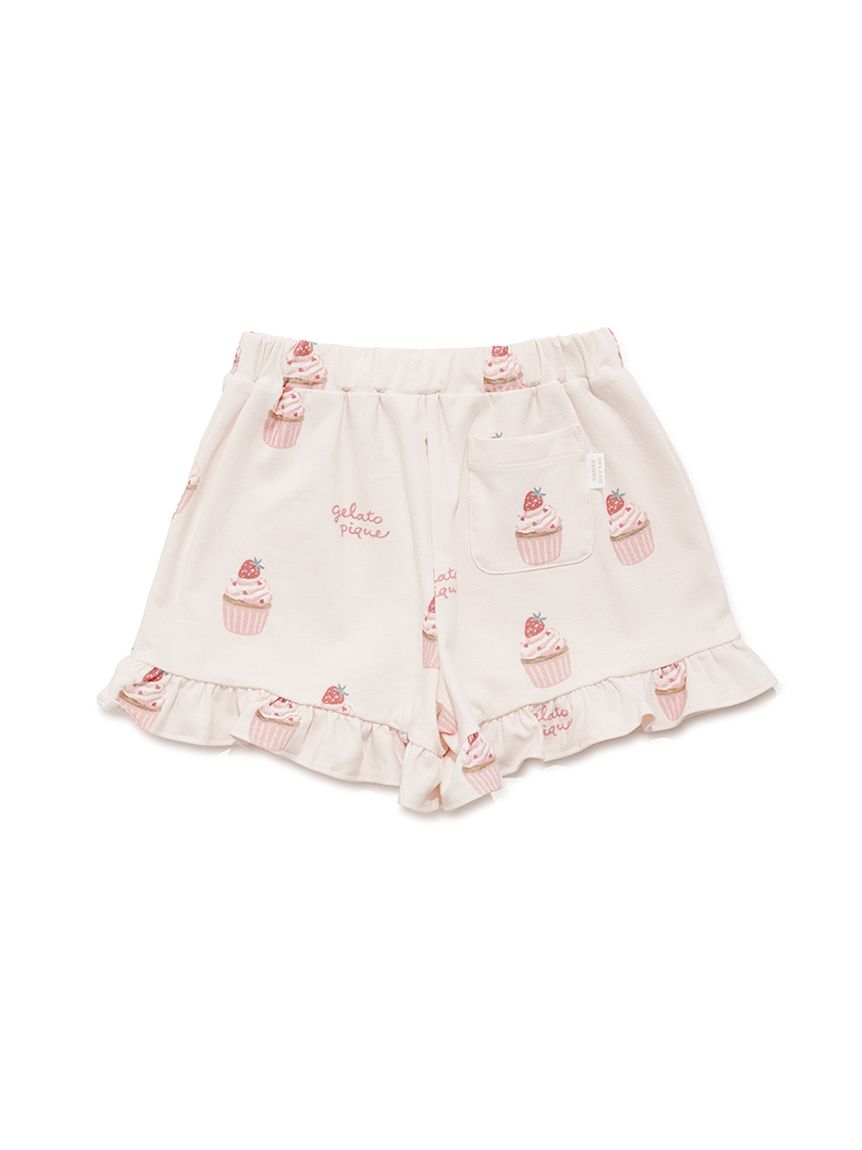 KIDS】カップケーキ柄ショートパンツ(ショートパンツ)｜ルームウェア