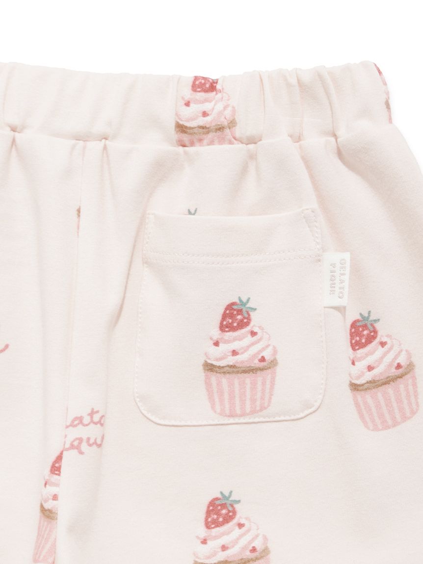 KIDS】カップケーキ柄ショートパンツ(ショートパンツ)｜ルームウェア