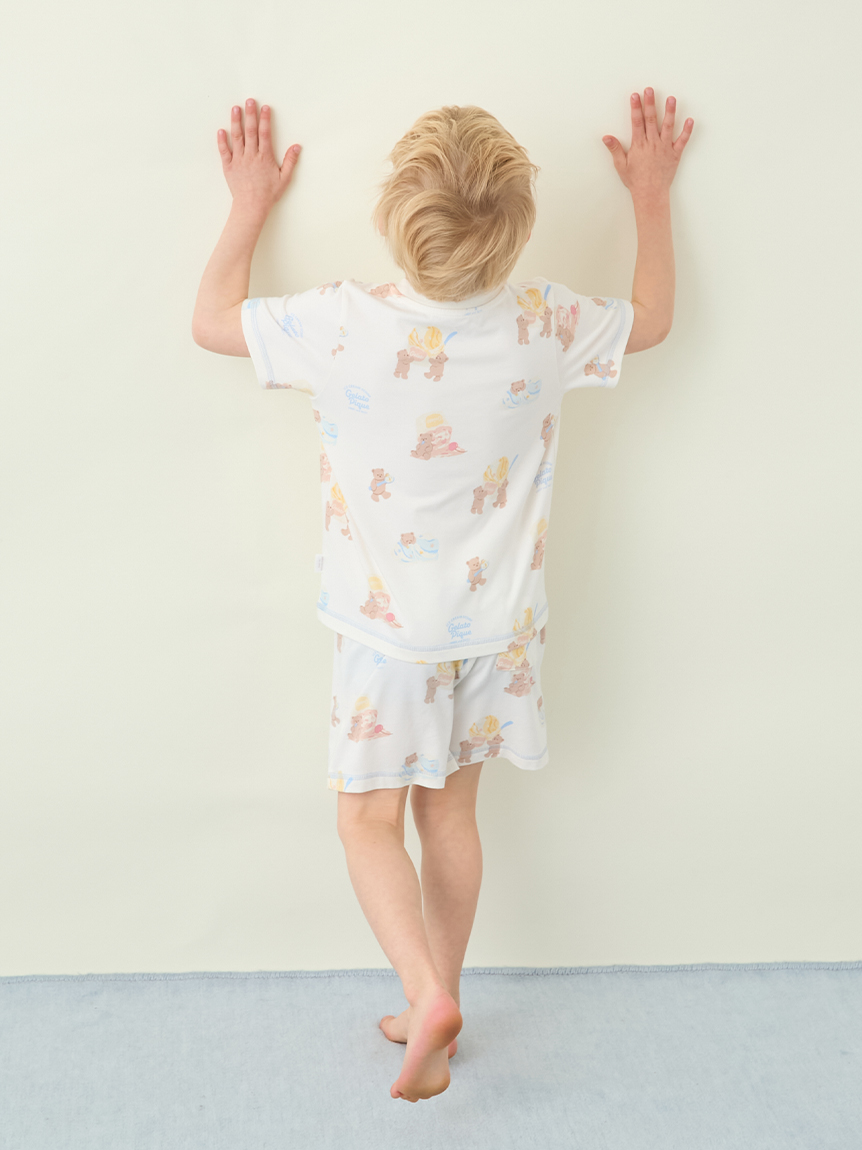 KIDS】【接触冷感】アイスクリームベア柄ショートパンツ(ショート