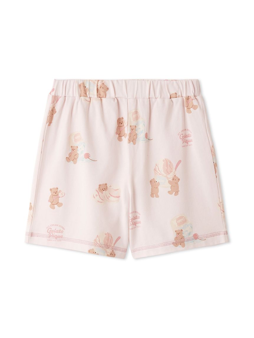 KIDS】【接触冷感】アイスクリームベア柄ショートパンツ(ショート