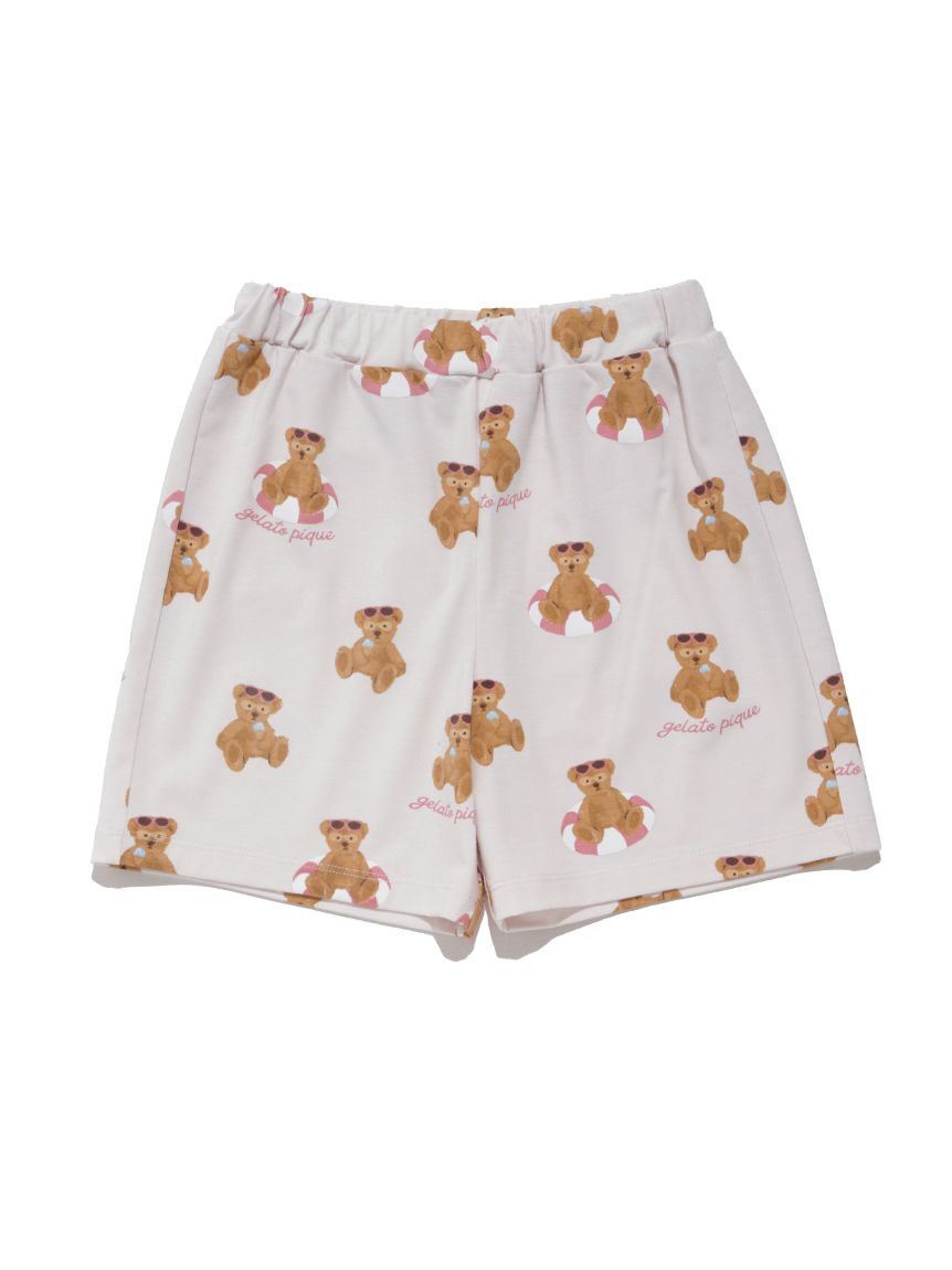 KIDS】【接触冷感】サマーベア柄ショートパンツ(ショートパンツ