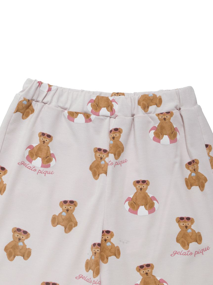 KIDS】【接触冷感】サマーベア柄ショートパンツ(ショートパンツ