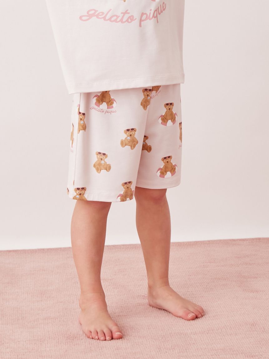 KIDS】【接触冷感】サマーベア柄ショートパンツ(ショートパンツ