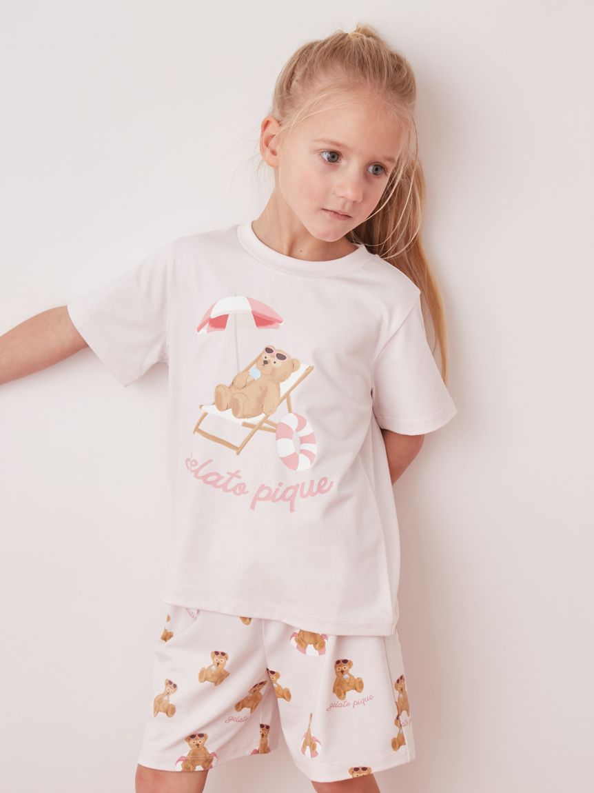 KIDS】【接触冷感】サマーベア柄ショートパンツ(ショートパンツ