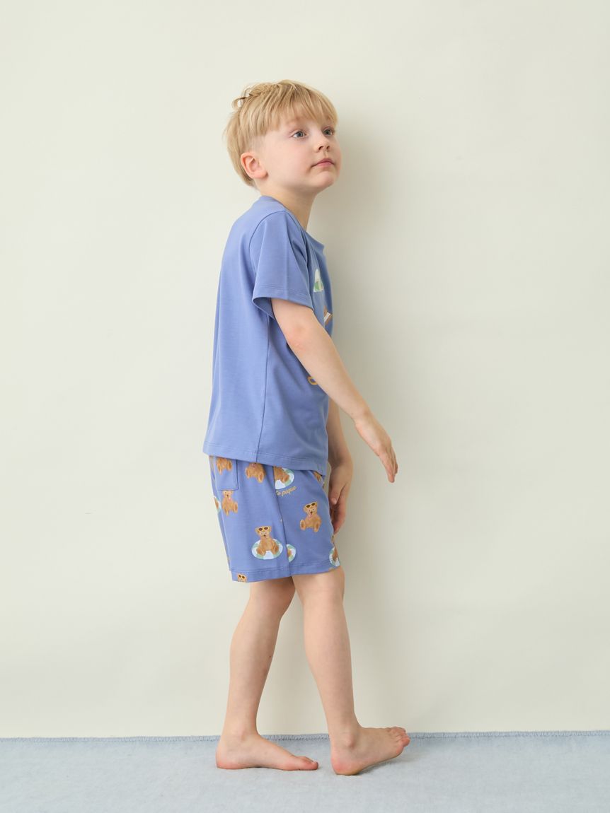 KIDS】【接触冷感】サマーベア柄ショートパンツ(ショートパンツ