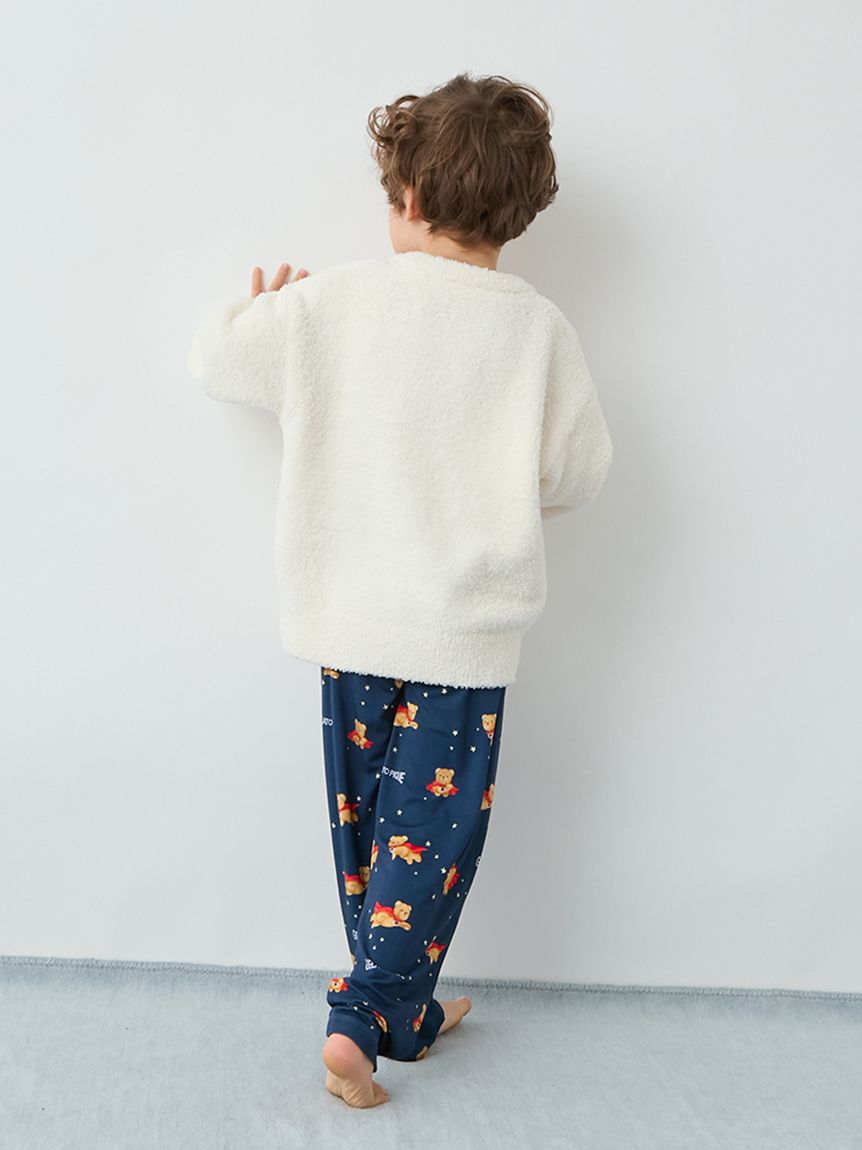 KIDS】【抗菌防臭】ヒーローベア柄ロングパンツ(ロングパンツ)｜ルーム