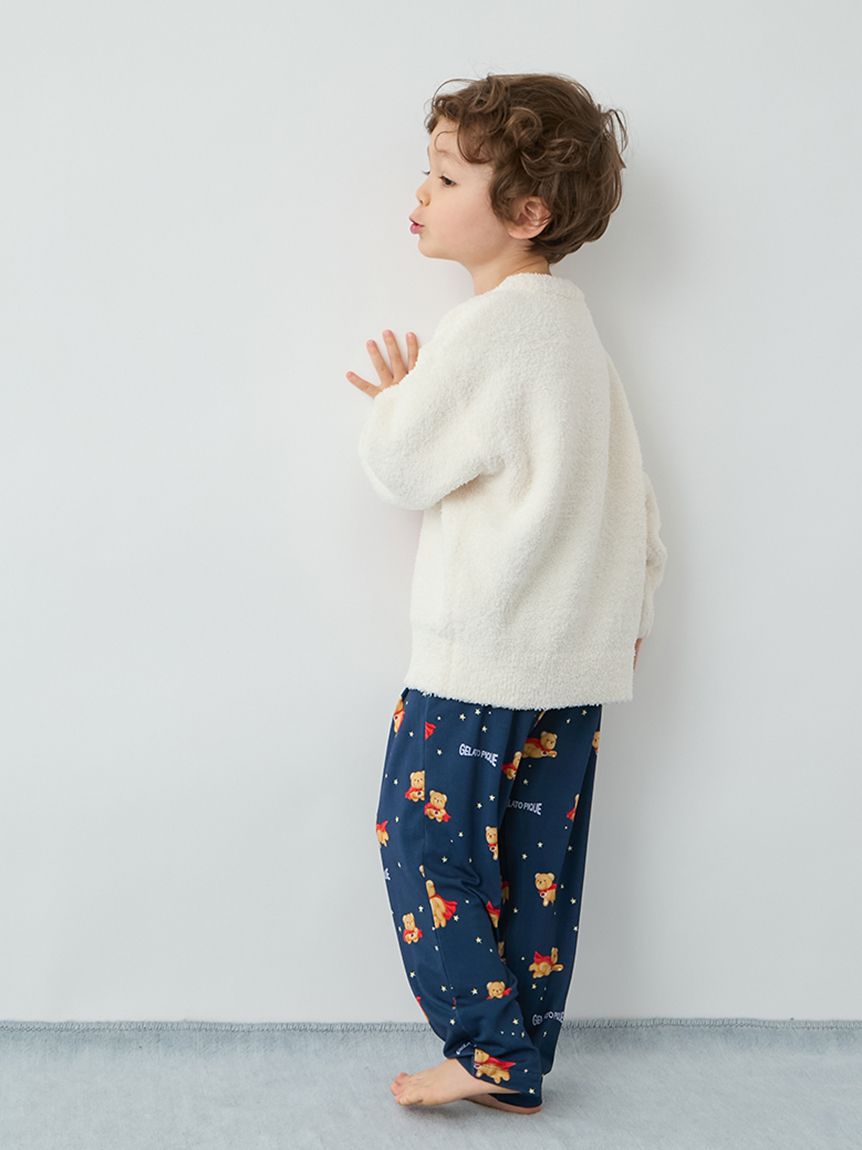 KIDS】【抗菌防臭】ヒーローベア柄ロングパンツ(ロングパンツ)｜ルーム