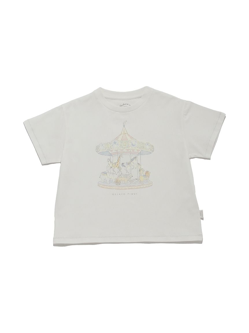 KIDS】メリーゴーランドワンポイントTシャツ(カットソー＆Tシャツ 