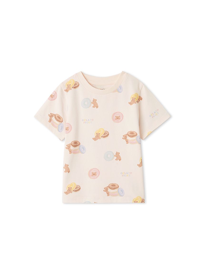 gelato pique パジャマ ルームウェア ドーナツベア柄ショート
