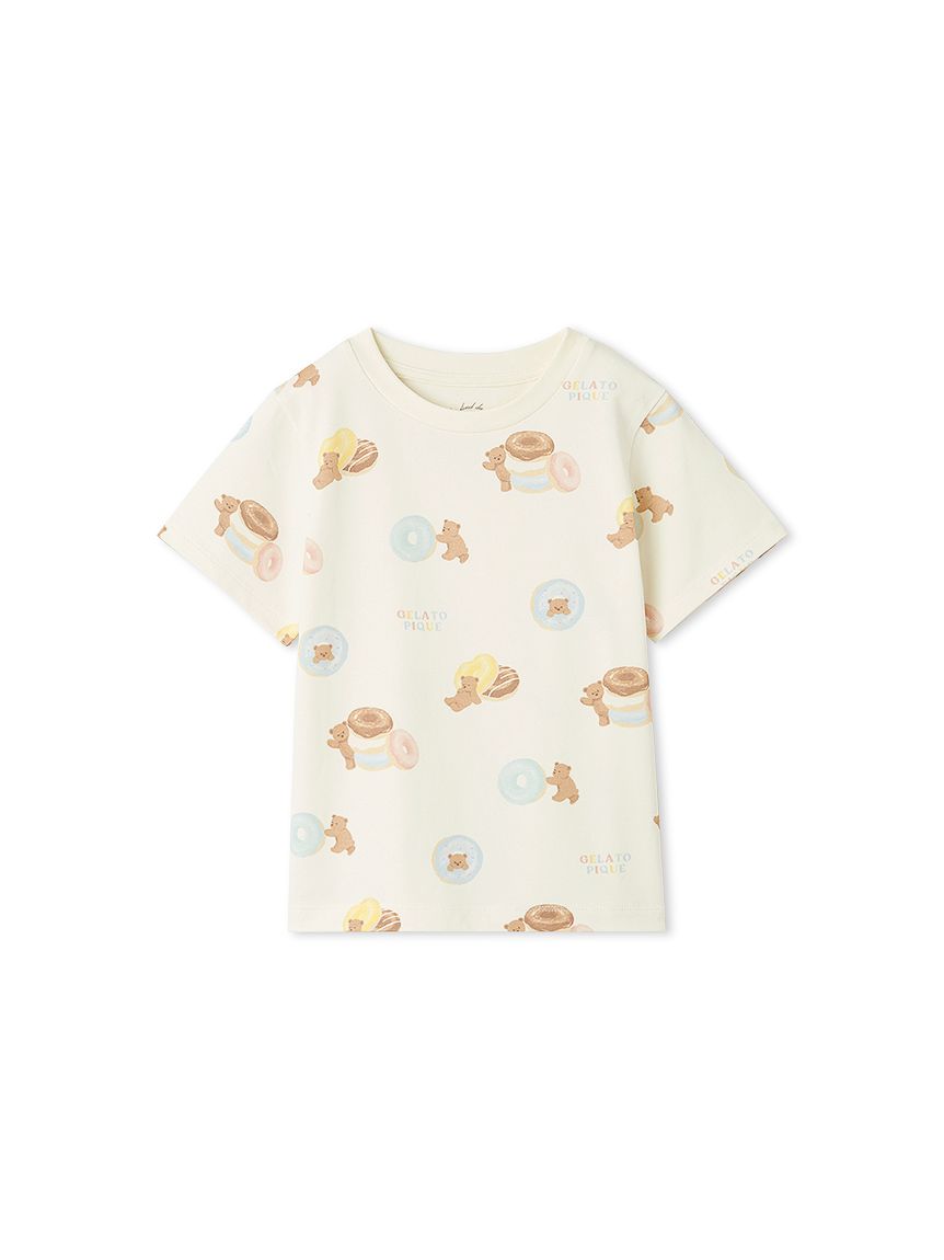 KIDS】ドーナツベア柄Tシャツ(カットソー＆Tシャツ)｜ルーム