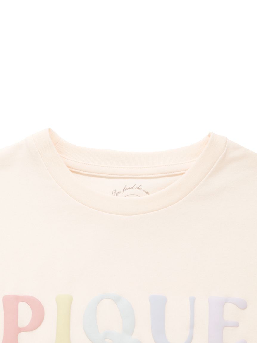 ジェラピケ 新品タグ付♡ ドーナツベアワンポイントTシャツ　ピンク 正規品 ドーナツベアワンポイントTシャツ | ジェラート ピケ(gelato