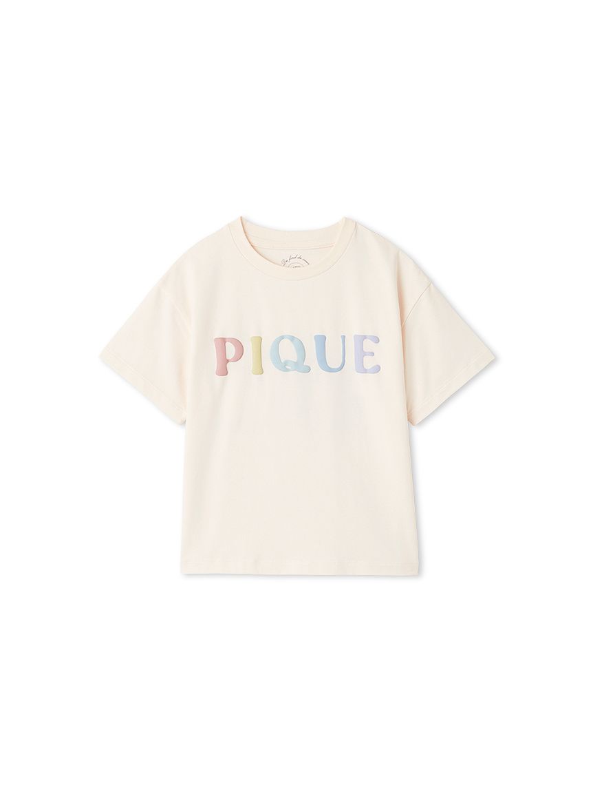 新品未使用 ジェラートピケ ドーナツベアワンポイントTシャツ クリーム KIDS】ドーナツベアワンポイントTシャツ(カットソー＆Tシャツ