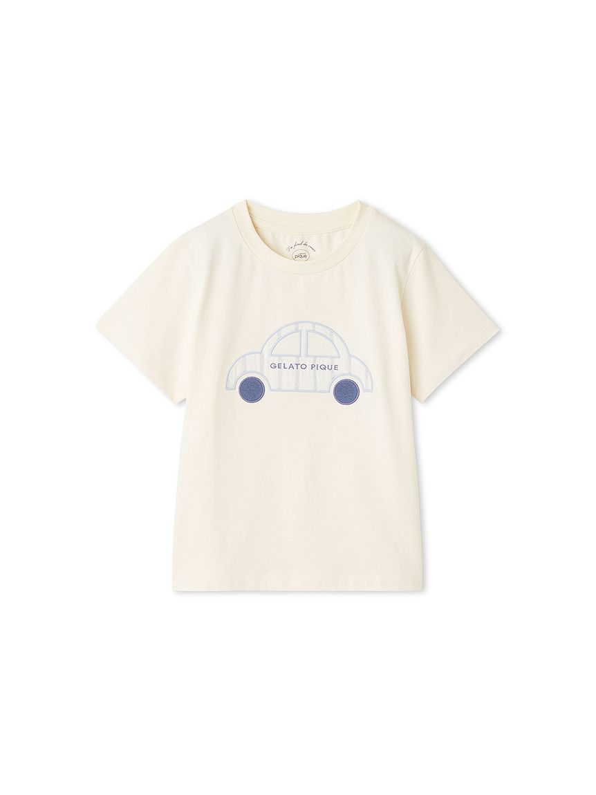 GELATO PIQUE コーギーTシャツ 新品 KIDS】くるまワンポイントTシャツ(カットソー＆Tシャツ)｜ルーム