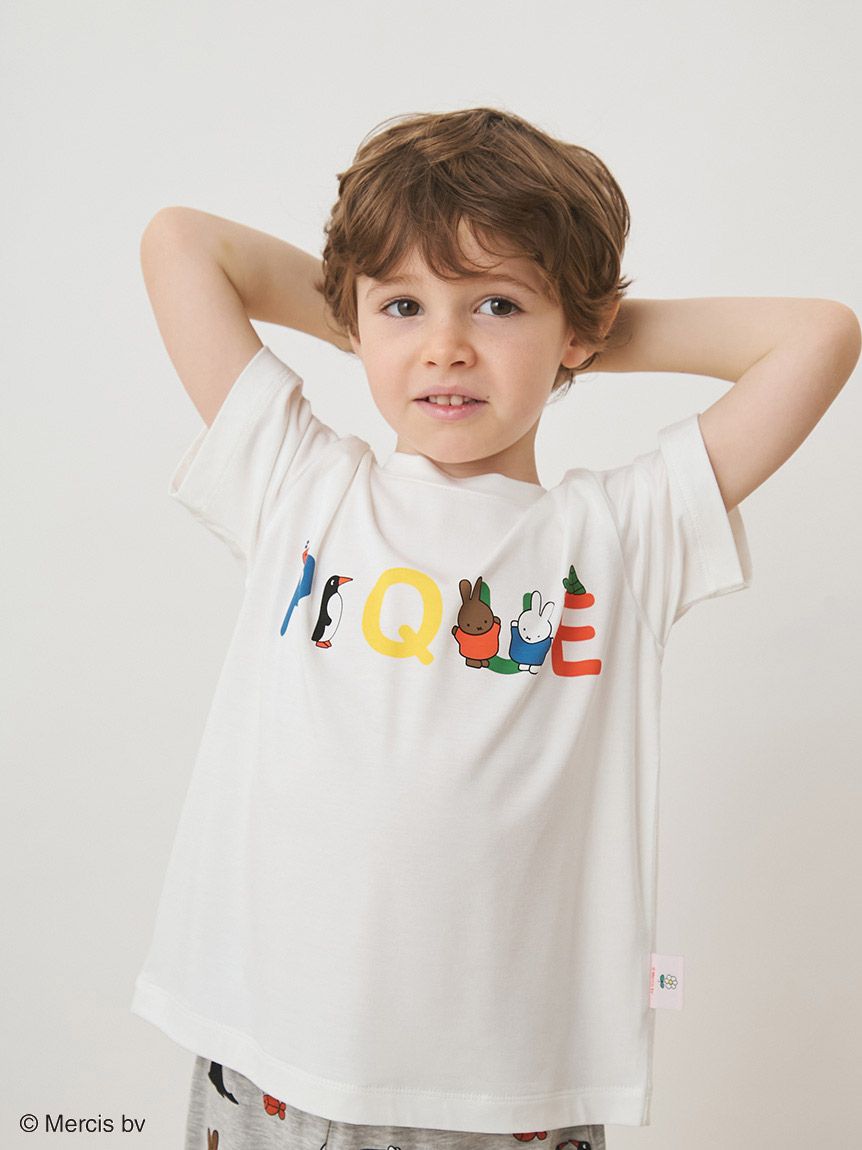 接触冷感　Dick Bruna ワンポイントTシャツ&ロングパンツ gelato pique｜【Dick Bruna】【接触冷感】ワンポイントTシャツ