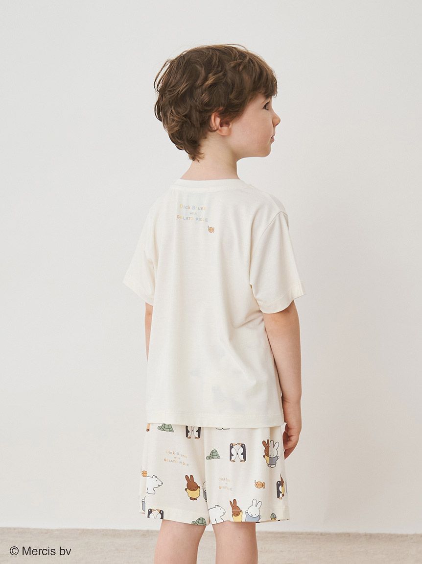 Dick Bruna 接触冷感ワンポイントTシャツ　ジェラートピケ　ミッフィー gelato pique ジェラートピケ Dick Bruna 接触冷感 ワンポイント