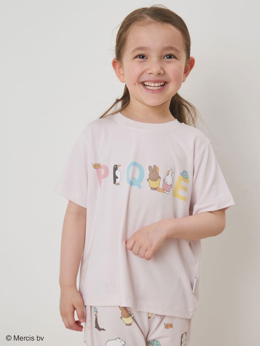 ジェラートピケ ミッフィ Tシャツ 新品 ハート柄サテンシャツ(シャツ)｜ルームウェア・パジャマ通販の