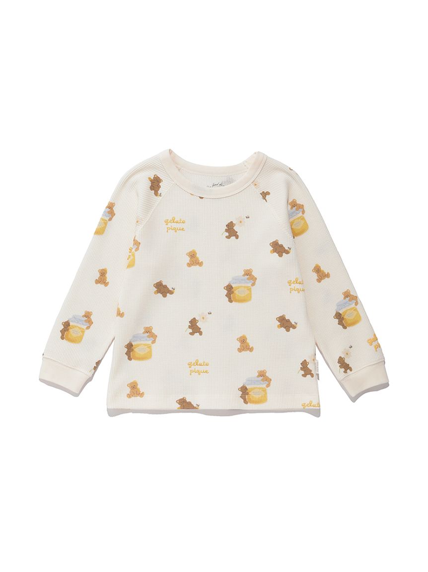 KIDS】はちみつベア柄プルオーバー(カットソー＆Tシャツ)｜ルーム