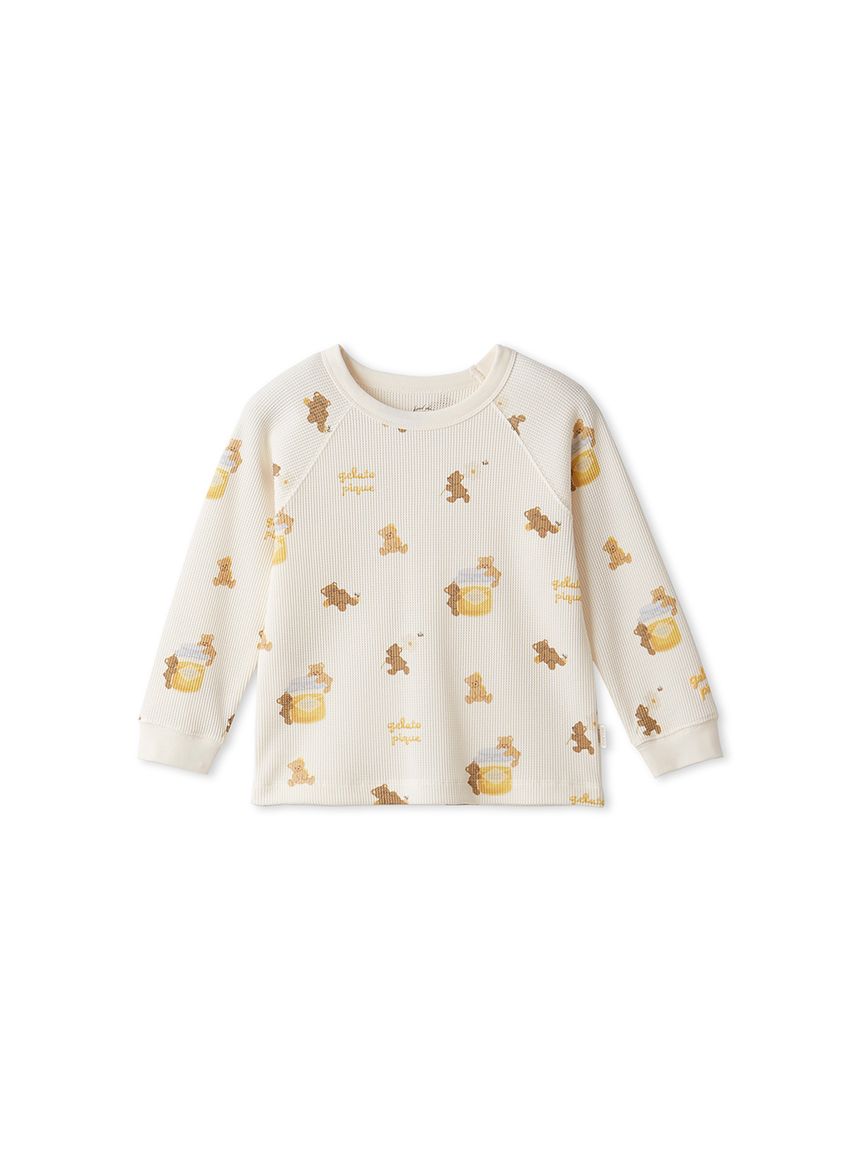 KIDS】はちみつベア柄プルオーバー(カットソー＆Tシャツ