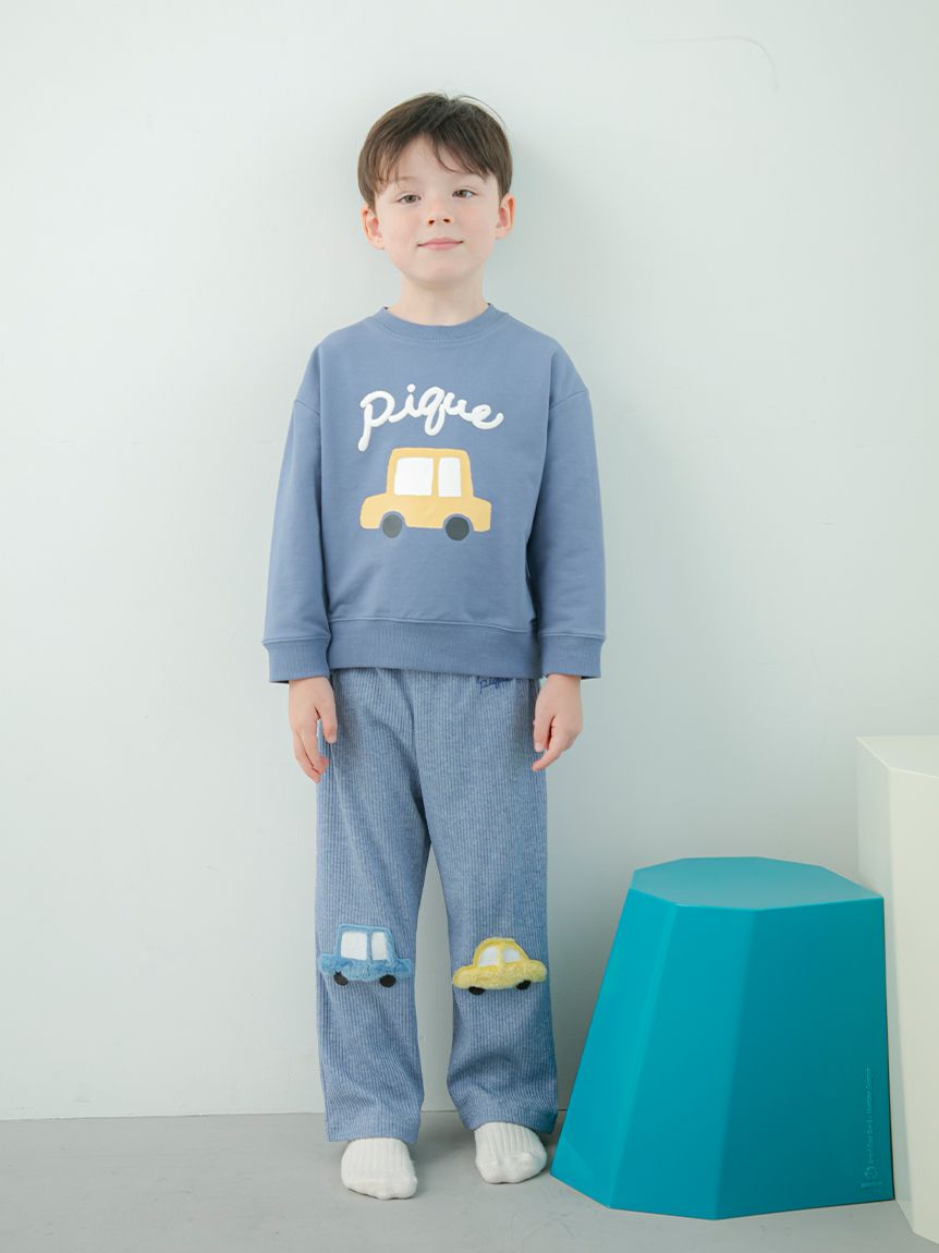 KIDS】裏毛ワンポイントプルオーバー(カットソー＆Tシャツ)｜ルーム