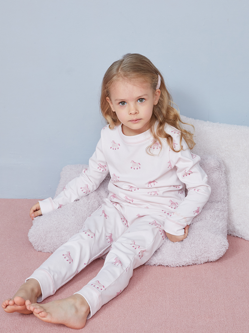 KIDS】ポニー柄プルオーバー(カットソー＆Tシャツ)｜ルームウェア