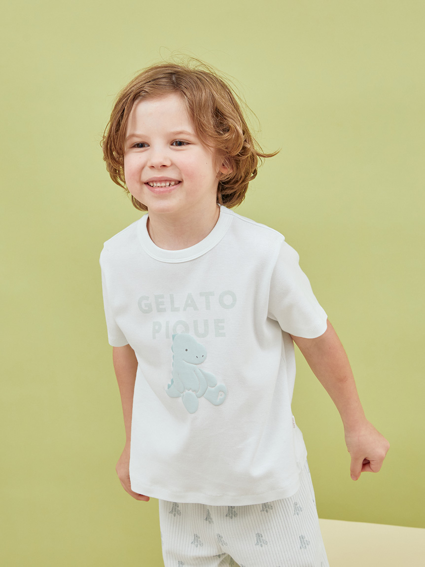 ジェラートピケ　ぬいぐるみモチーフTシャツ&ロングパンツ 楽天市場】ジェラートピケ キッズ gelato pique kids ぬいぐるみ柄