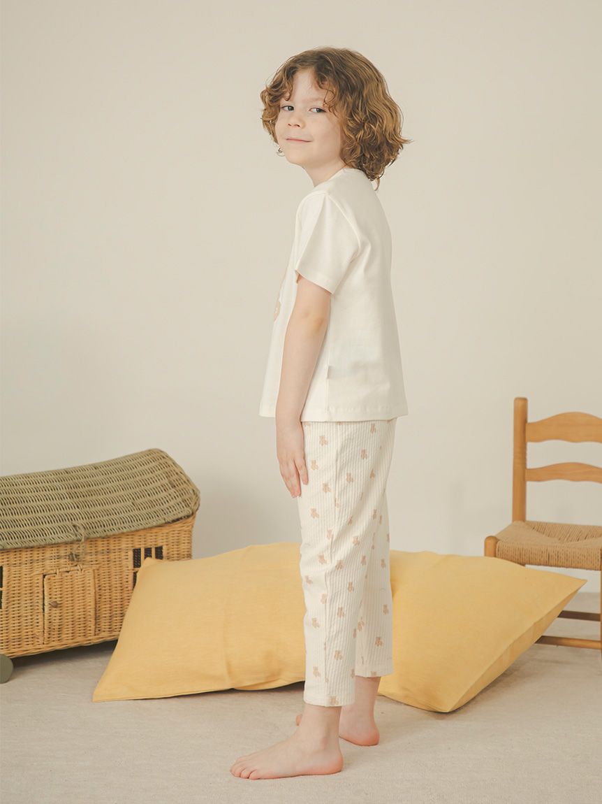 KIDS】ぬいぐるみワンポイントTシャツ(カットソー＆Tシャツ