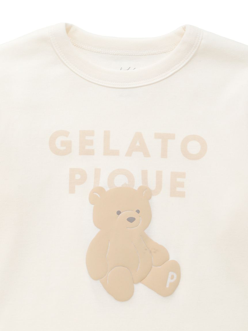 KIDS】ぬいぐるみワンポイントロンT(カットソー＆Tシャツ