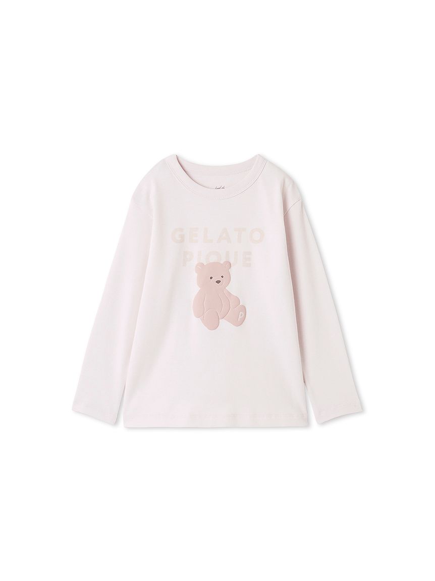 KIDS】ぬいぐるみワンポイントロンT(カットソー＆Tシャツ