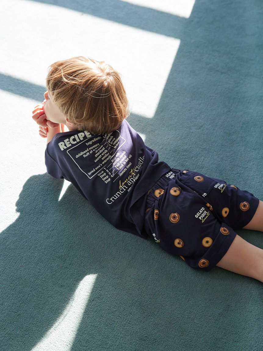 KIDS】ドーナツワンポイントプリントTシャツ(カットソー＆Tシャツ