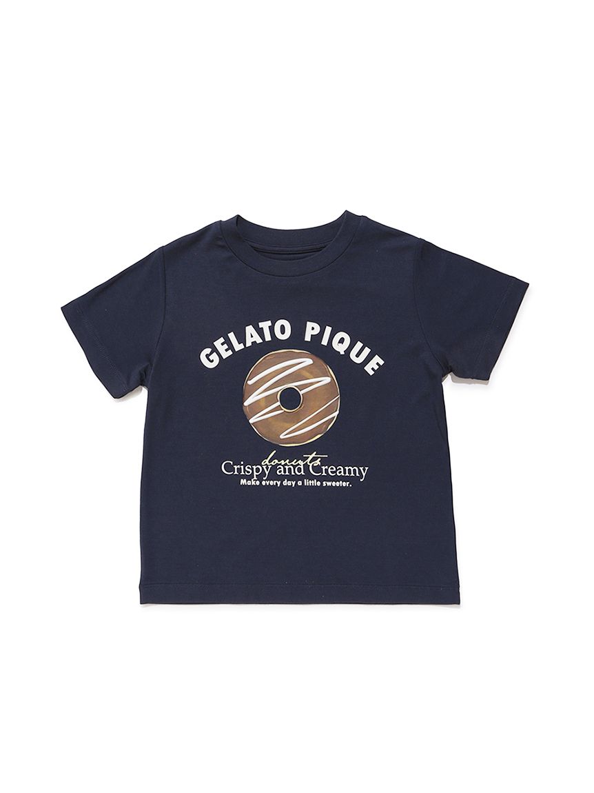 KIDS】ドーナツワンポイントプリントTシャツ(カットソー＆Tシャツ