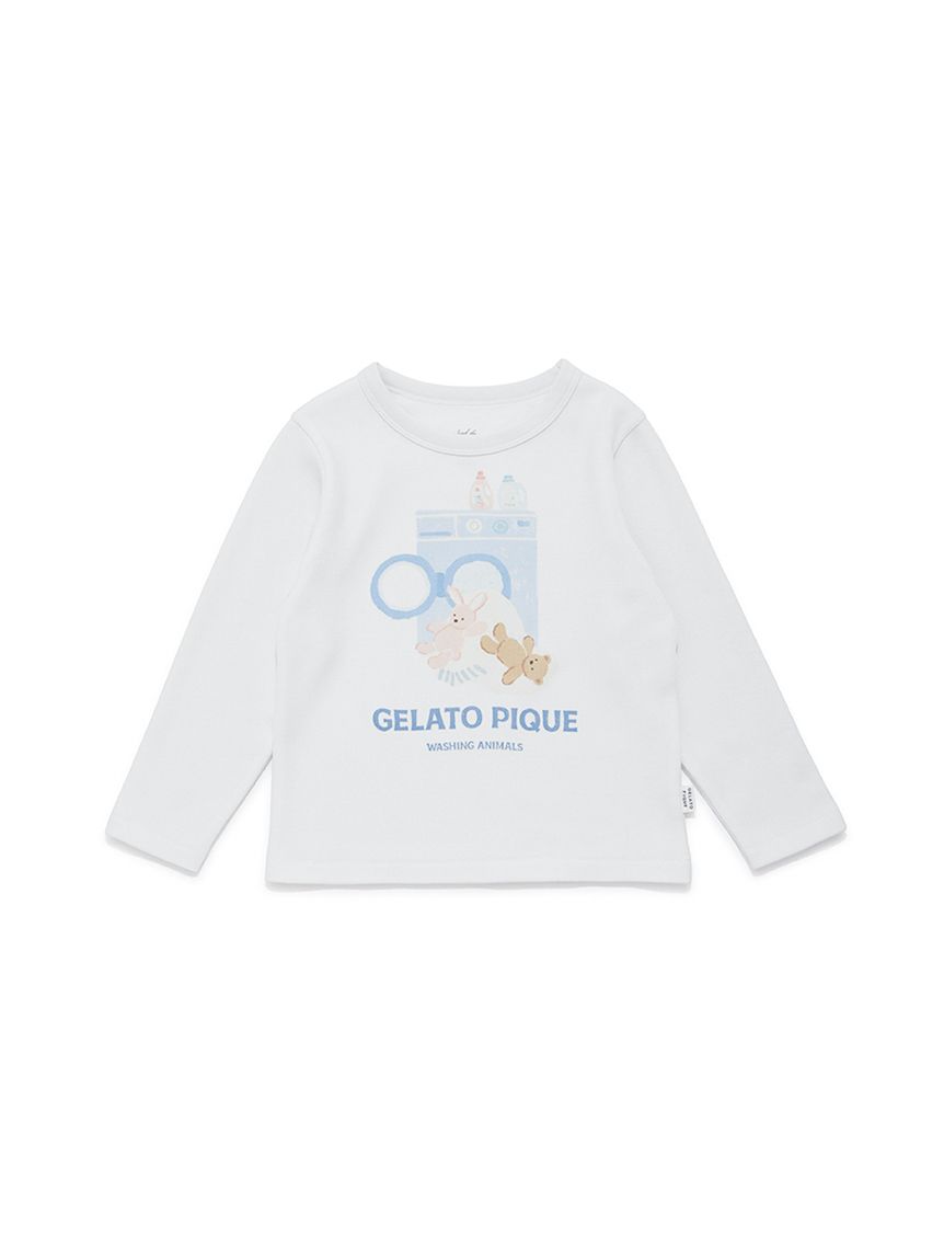 KIDS】ウォッシングアニマルワンポイントロンT(カットソー＆Tシャツ