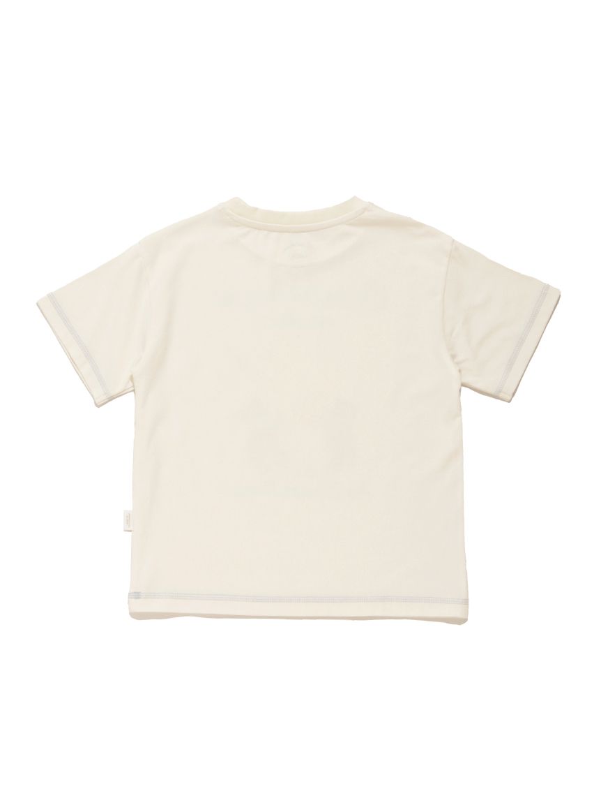 KIDS】【接触冷感】アイスクリームベアワンポイントTシャツ(カットソー