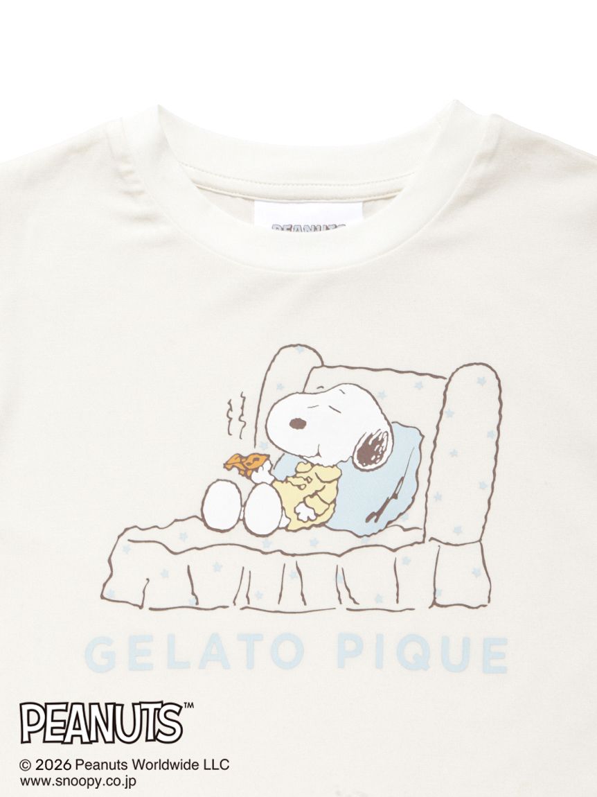 PEANUTS】【KIDS】【接触冷感】ワンポイントTシャツ(カットソー＆T