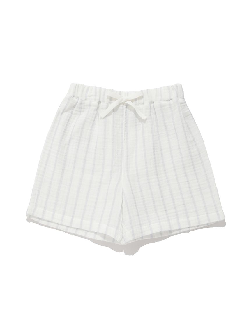 販路限定】【KIDS】ストライプガーゼショートパンツ(ショート