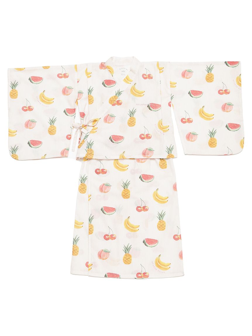 【ONLINE限定】【KIDS】フルーツ柄浴衣セット | PKFT242416