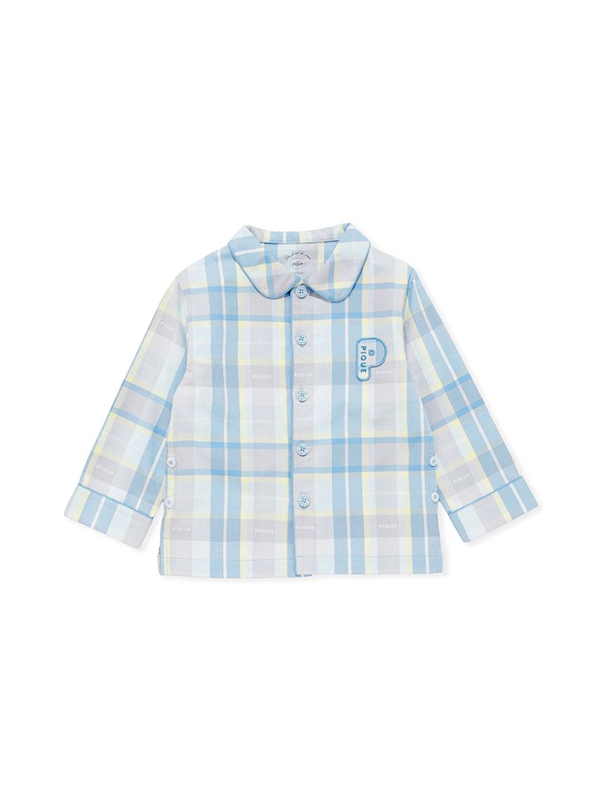 KIDS】チェック柄シャツ(カットソー＆Tシャツ)｜ルームウェア