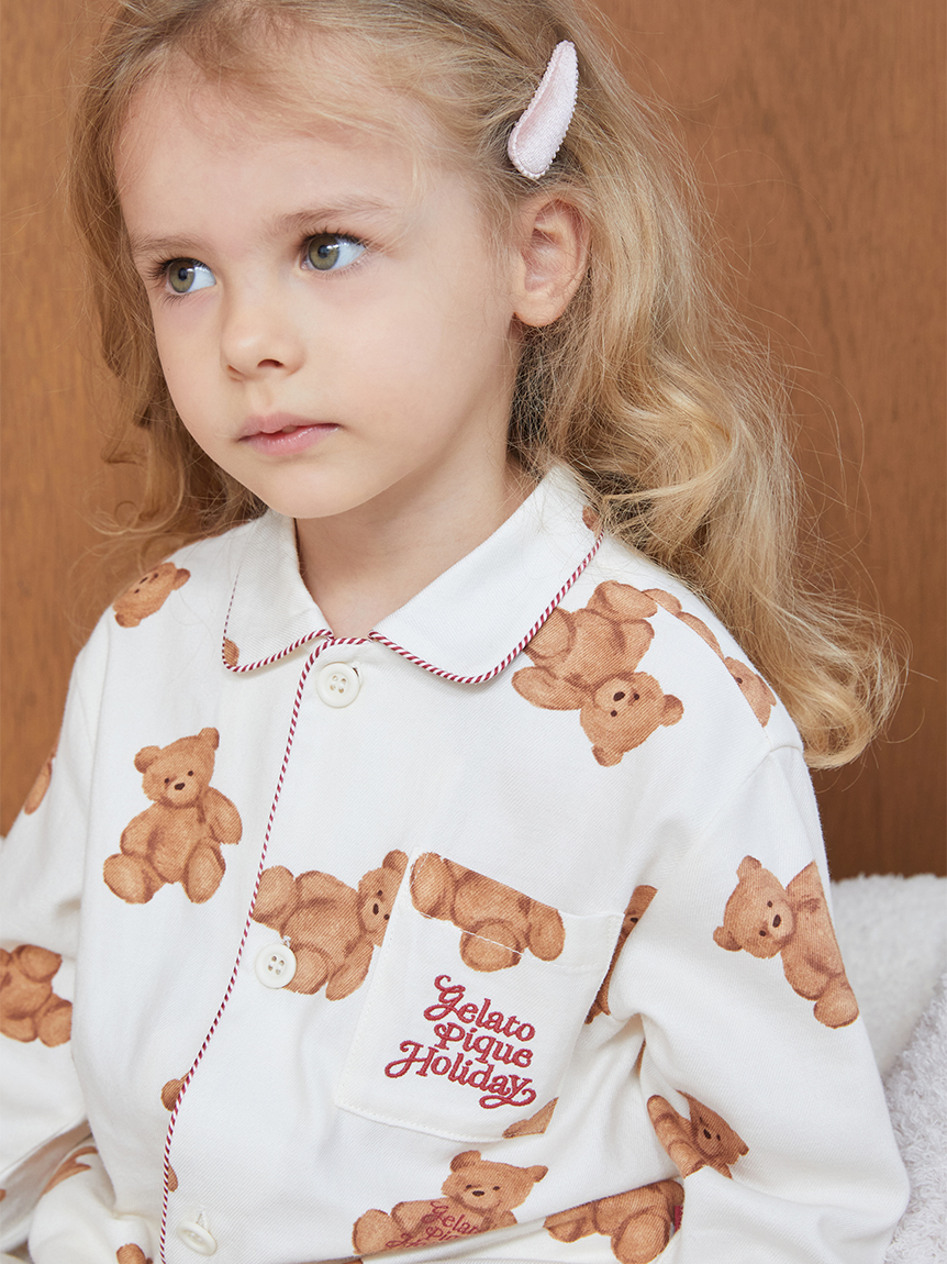 ジェラートピケ ベアネルシャツ上下セット 新 モデル