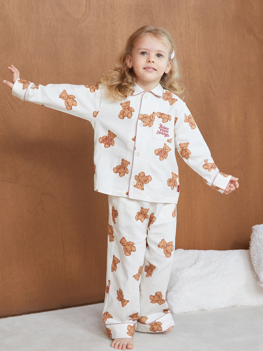 HOLIDAY】【KIDS】ベア柄ネルシャツ(カットソー＆Tシャツ)｜ルーム