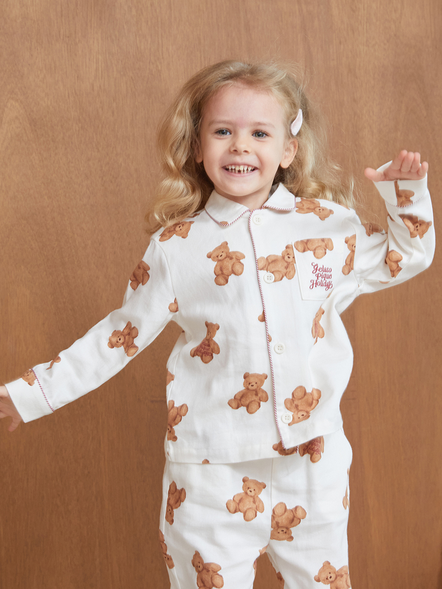 HOLIDAY】【KIDS】ベア柄ネルシャツ(カットソー＆Tシャツ)｜ルーム