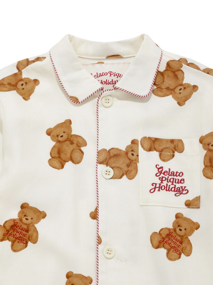 HOLIDAY】【KIDS】ベア柄ネルシャツ(カットソー＆Tシャツ)｜ルーム