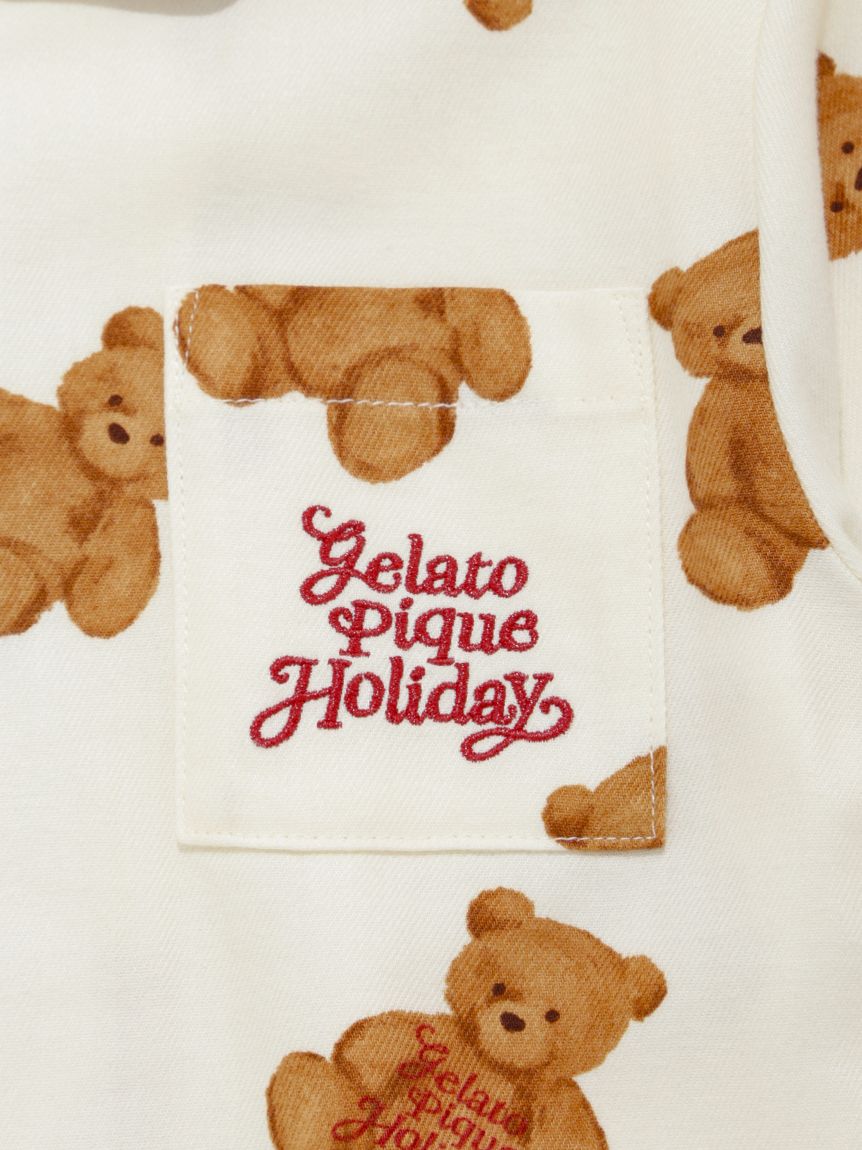 ジェラートピケ ベアネルシャツ上下セット 新 モデル