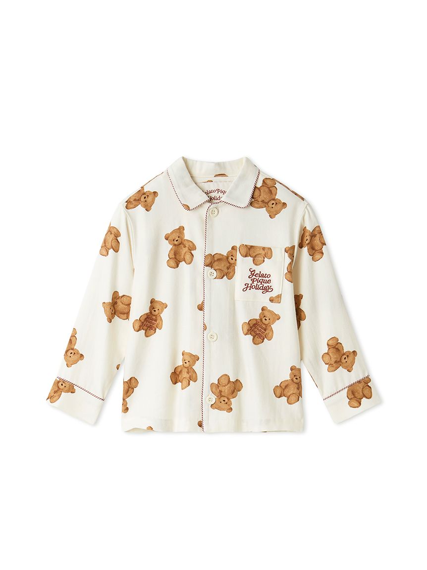 HOLIDAY】【KIDS】ベア柄ネルシャツ(カットソー＆Tシャツ)｜ルーム