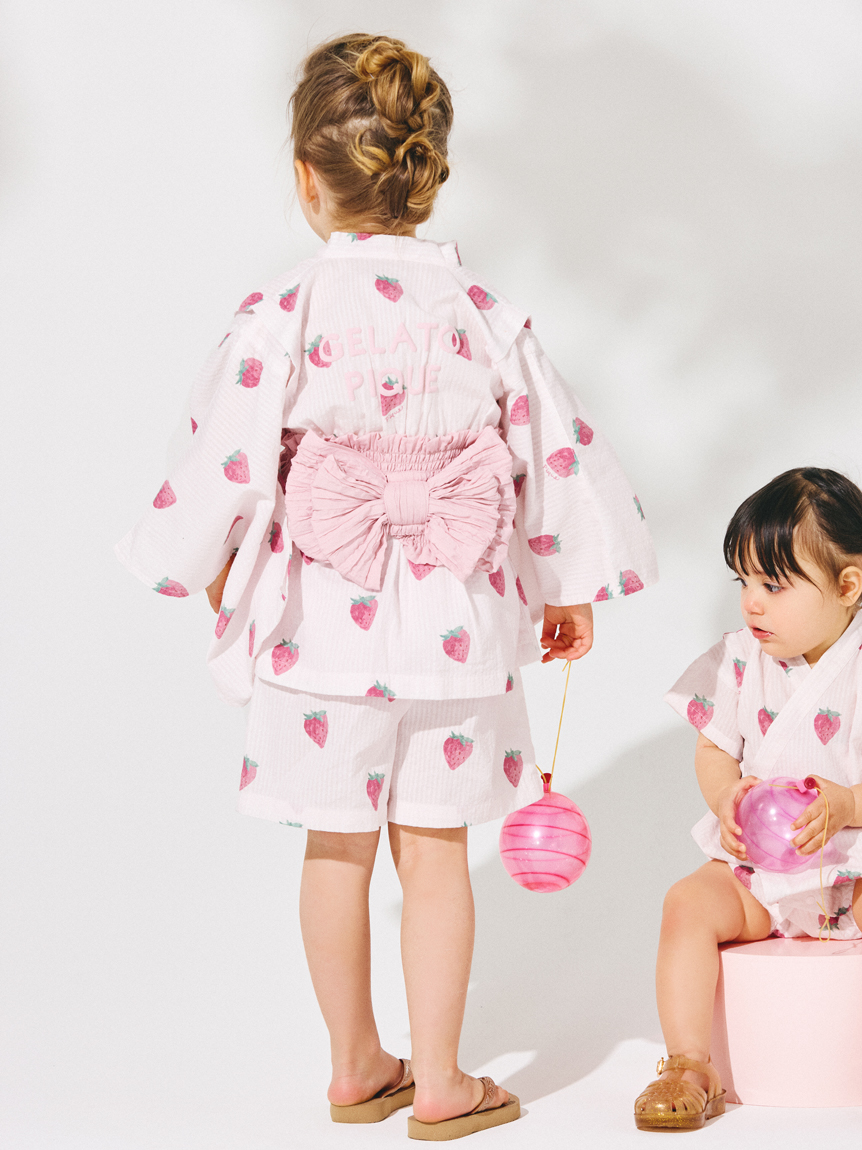 KIDS】帯付き甚平(ショートパンツ)｜ルームウェア・パジャマ通販の
