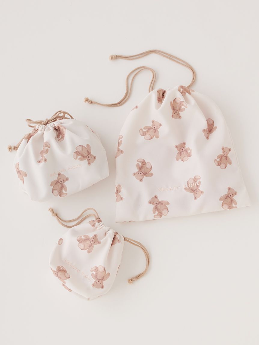 入園入学グッズ】【限定カラーあり】巾着M(グッズ)｜ルームウェア