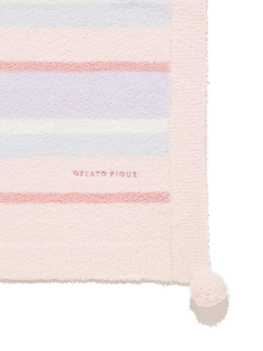 KIDS】ベビモコカラフルボーダーブランケット(グッズ)｜ルーム